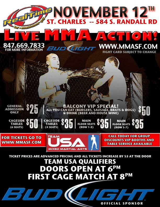 Team USA MMA Qualifiers, 11/12/10