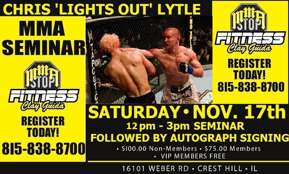 Chris Lytle Seminar at MMA Stop Fitness