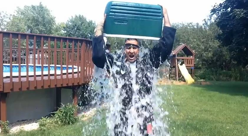 Ricardo Lamas ALS Ice Bucket Challenge
