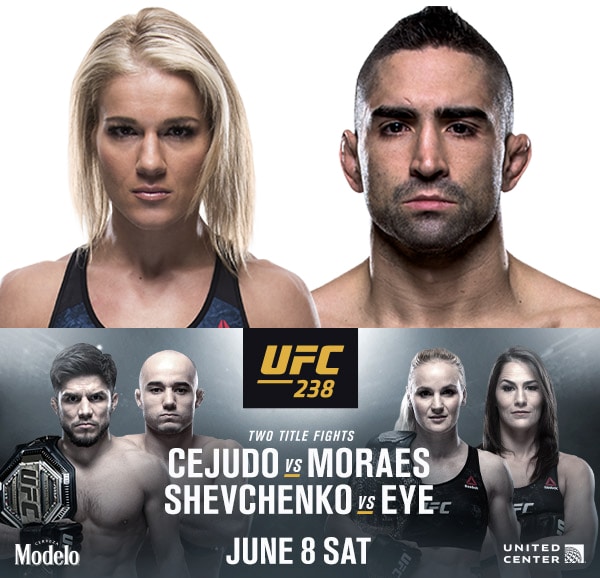 UFC 238 Felice Herrig and Ricardo Lamas